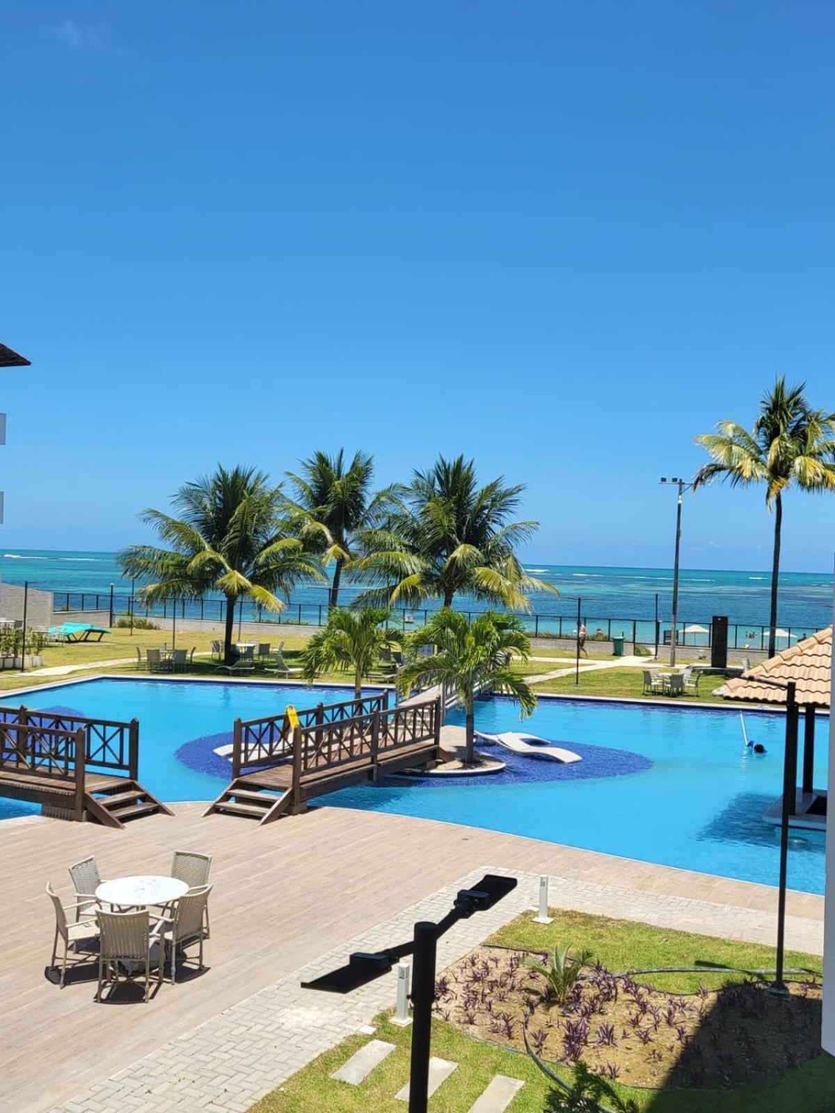 Flat Fantastico Na Beira Mar Em Tamandare Lägenhet Exteriör bild